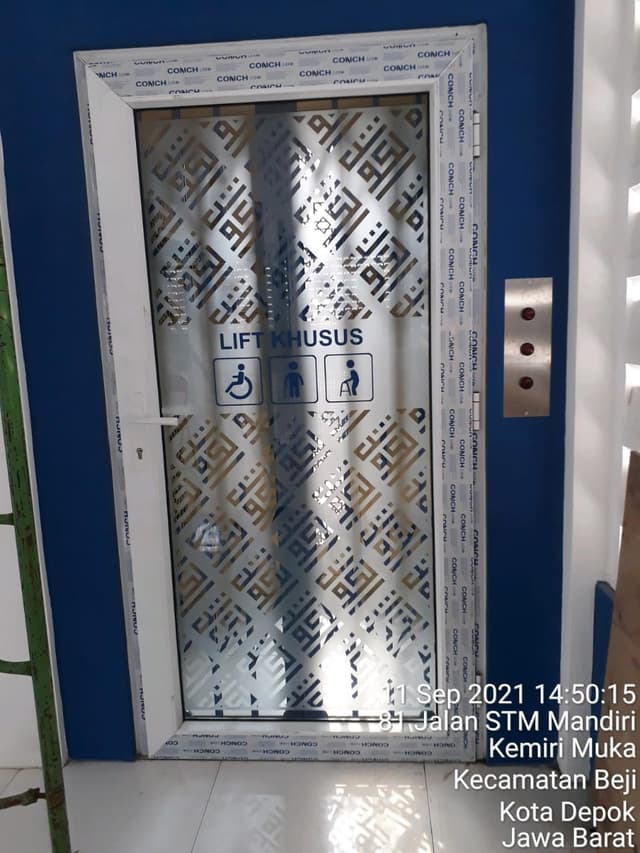 Lift Passenger 2 lantai.